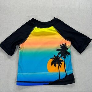 Swimfix Kids Tropical Sunset Swim Shirt Sz 2T